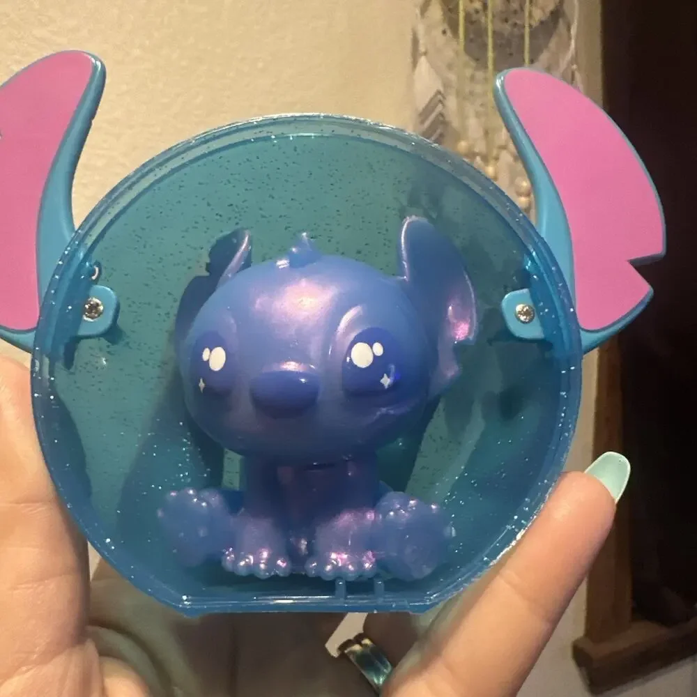 Disney Lilo & Stitch Squish-A-Stitch Blind Ball Squishy Opened Blue/Purple